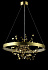 Люстра подвесная CRYSTAL LUX GARDEN GARDEN SPLED+3 D600 GOLD 180Вт 4 лампочек G9/LED