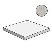 Плитка для ступеней Atlas Concord Италия MARVEL STONE ATG2 Clauzetto White Scalino Ang. Dx 33х33см 0,109кв.м. матовая