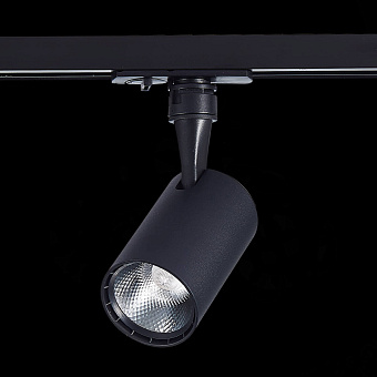 Трековый светильник ST Luce CAMI ST351.436.10.36 10Вт LED матовый чёрный для однофазного трека