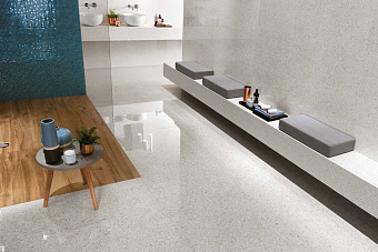 Неполированный керамогранит Atlas Concord Италия MARVEL GEMS ATW3 Terrazzo White 60х60см 1,08кв.м.