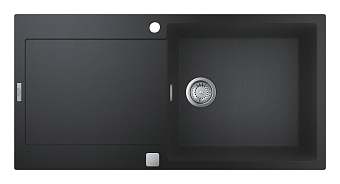 Мойка кухонная GROHE K500 31645AP0 100х50см чёрный матовый