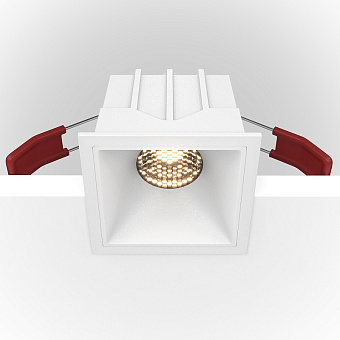Светильник точечный встраиваемый Maytoni Alfa LED DL043-01-10W4K-SQ-W 10Вт LED