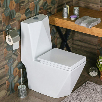 Унитаз напольный MELANA 2007-805 ободковый с микролифтом