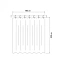 Шторка для ванной MILARDO Basic SCMI085P 180х200см розовый