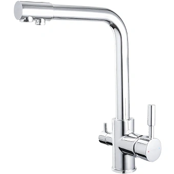 Смеситель для кухни Maxonor MN4352 поворотный излив хром