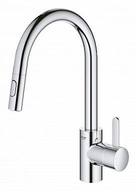Смеситель для кухни GROHE Eurosmart Cosmopolitan 31481001 высокий излив хром