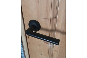 Дверная ручка нажимная MORELLI КОЛОННА MH-03 BL чёрный