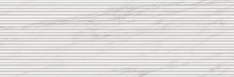 Настенная плитка MARAZZI ITALY Marbleplay M4P2 White Struttura Mikado ЗD Rett 30х90см 1,35кв.м. глянцевая