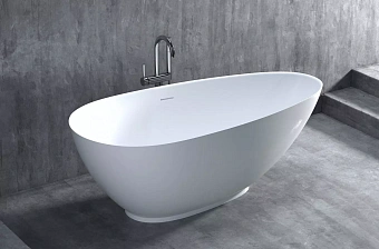Ванна каменная SALINI PAOLA 101511G S-Sense глянцевая 160х77см отдельностоящая