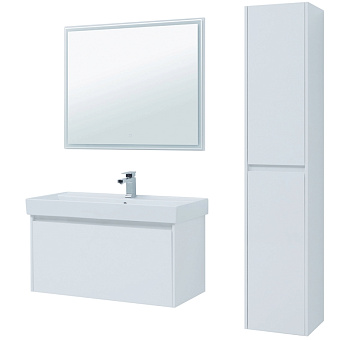 Тумба под раковину подвесная AQUANET Nova Lite 242580 43,5х96,6х48,8см