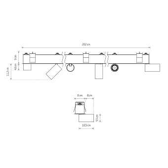 Спот встраиваемый Nowodvorski Mono 10463 60Вт GU10