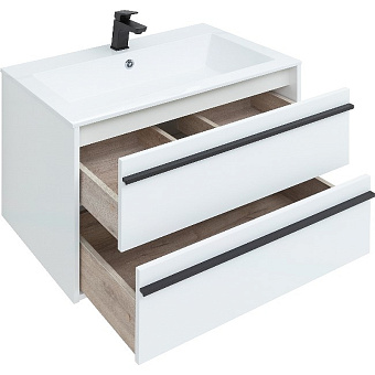 Тумба под раковину подвесная AQUANET Lino 253903 49,5х79х53см