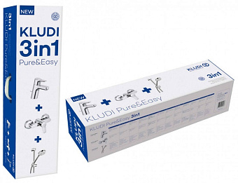 Набор смесителей KLUDI Pure Easy 378450565 хром