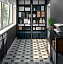 Матовый керамогранит KERAMA MARAZZI Агуста 1333S чёрный натуральный 9,8х9,8см 0,96кв.м.