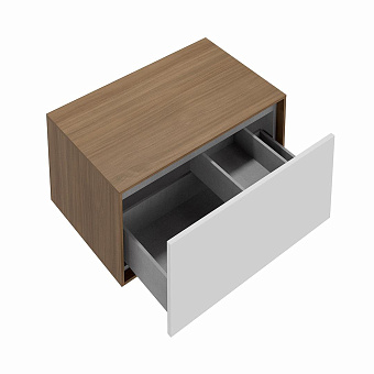 Тумба под раковину подвесная KERAMA MARAZZI Atollo AT.80.WHT.M 50х80х40,4см
