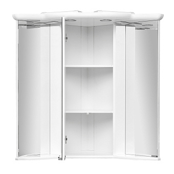 Шкаф зеркальный Акватон Альтаир 1A042702AR010 62х62х85см с подсветкой