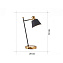 Настольная лампа офисная KINK Light Арден 07023-1 40Вт E27
