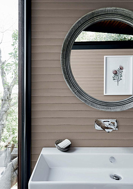 Настенная плитка MARAZZI ITALY Fabric ME1C Struttura ЗD Fold Yute rett 40х120см 2,4кв.м. рельефная