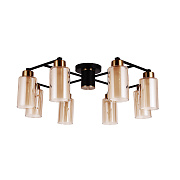 Люстра потолочная Arte Lamp LEO A7027PL-8BK 40Вт 8 лампочек E14