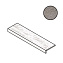 Плитка для ступеней Atlas Concord Италия Trust A3KJ Silver Elemento L Grip 60х15см 0,09кв.м. рельефная