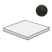 Плитка для ступеней Atlas Concord Италия Marvel Edge AFC6 Absolute Brown Scalino Angolare Lap 33х33см 0,109кв.м. полуматовая