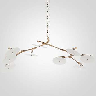 Люстра потолочная ImperiumLOFT White Disc 75721-22 30Вт 9 лампочек G9