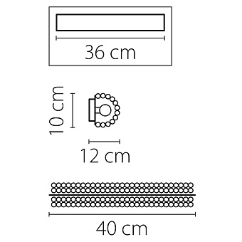 Бра Lightstar Monile 704632 40Вт E14