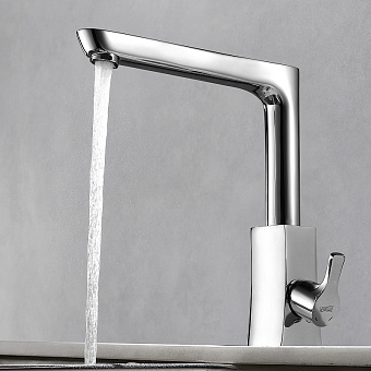 Смеситель для кухни WASSERKRAFT Berkel 4807 поворотный излив хром