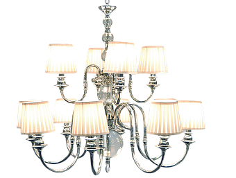 Люстра подвесная Newport 3100 3112/C без абажуров 60Вт 12 лампочек E14