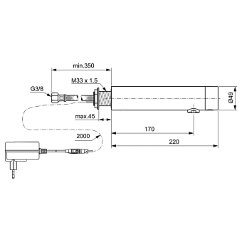 Смеситель для раковины IDEAL STANDARD SENSORFLOW NEW A7562AA chrome