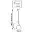 Светильник подвесной Lightstar Loft 865017 40Вт E14