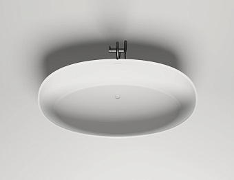 Ванна каменная SALINI ALDA 101922MRF S-Stone матовая 170х80см отдельностоящая