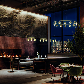 Люстра подвесная Mantra SHELL 7357 60Вт 1 лампочек LED