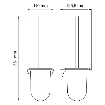 Ёршик WASSERKRAFT Elbe K-7200 K-7227 чёрный