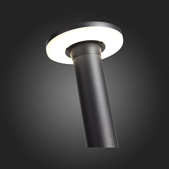 Светильник ландшафтный ST Luce CONTARIO SL087.415.01 18Вт IP20 LED чёрный кварцевый