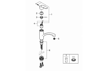 Смеситель для кухни GROHE Eurosmart 33281DC3 поворотный излив сталь