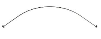 Карниз для душевого поддона Radomir 80 1-12-2-0-0-006 Хром