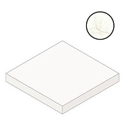 Плитка для ступеней Atlas Concord Италия Marvel Shine A45D Calacatta Prestigio Scalino Ang. Lappato 33х33см 0,109кв.м. лаппатированная