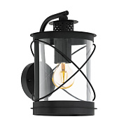 Светильник фасадный EGLO HILBURN 94843 60Вт IP44 E27 чёрный