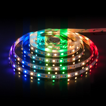 Светодиодная лента Elektrostandard a053728 5050+5050 14,4Вт/м 5000мм IP20 RGB/тёплый белый свет