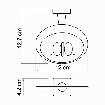 Мыльница WASSERKRAFT Lippe K-6500 K-6569 хром