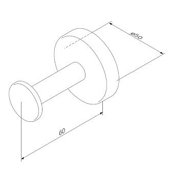 Крючок AM-PM Inspire 2.0 A50A35822 чёрный
