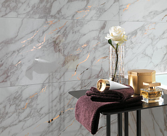 Декор Atlas Concord Италия Marvel Edge 8EGE Royal Calacatta Gold Vein 40х80см 0,64кв.м.