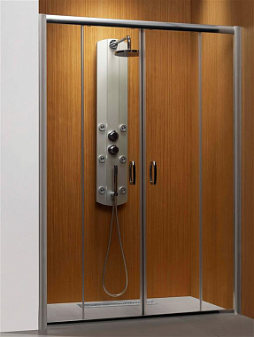 Душевая дверь RADAWAY Premium DWD 180 190х180см стекло коричневое