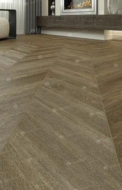Виниловый ламинат Alpine Floor Макадамия Chevron ECO 18-5 600х127х5мм 43 класс 1,68кв.м
