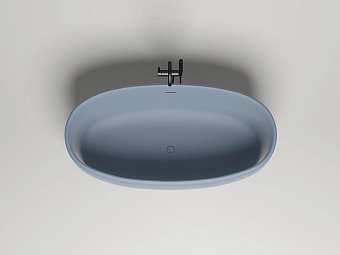 Ванна каменная SALINI LUCE NEW 100121MRF 170х85см S-Stone (Solix) матовая