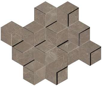 Керамическая мозаика Atlas Concord Италия Marvel Edge AEPF Gris Supreme Mosaico 3D 30,5х26,4см 0,48кв.м.