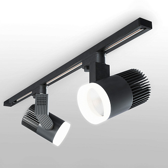 Трековый светильник Elektrostandard Accord a043918 LTB37 30Вт LED чёрный для однофазного трека