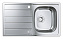 Мойка кухонная GROHE K200 31562SD0 86х50см хром