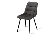 Кухонный стул AERO 47х65х87см велюр/сталь Dark Grey